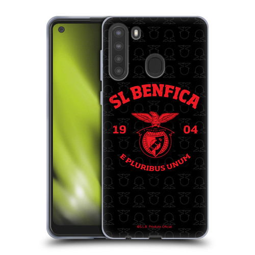 S.L. Benfica 2021/22 Crest E Pluribus Unum Soft Gel Case for Samsung Galaxy A21 (2020)