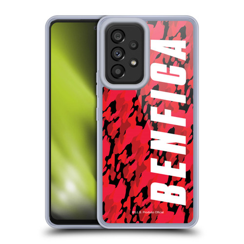 S.L. Benfica 2021/22 Crest Camouflage Soft Gel Case for Samsung Galaxy A53 5G (2022)