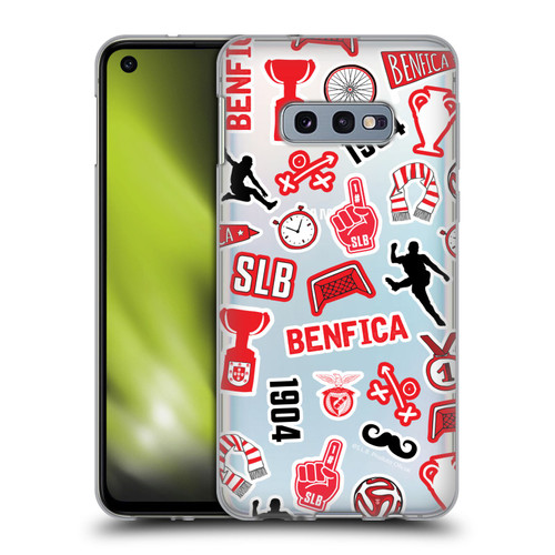 S.L. Benfica 2021/22 Crest Stickers Soft Gel Case for Samsung Galaxy S10e