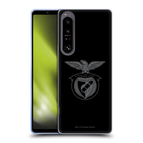 S.L. Benfica 2021/22 Crest Black Soft Gel Case for Sony Xperia 1 IV