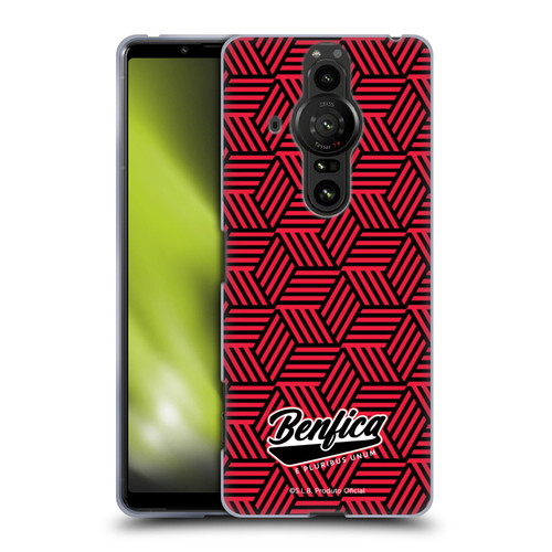 S.L. Benfica 2021/22 Crest Geometric Soft Gel Case for Sony Xperia Pro-I