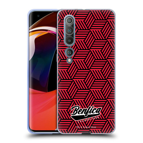 S.L. Benfica 2021/22 Crest Geometric Soft Gel Case for Xiaomi Mi 10 5G / Mi 10 Pro 5G