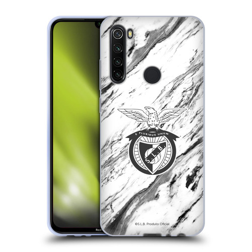S.L. Benfica 2021/22 Crest Marble Soft Gel Case for Xiaomi Redmi Note 8T