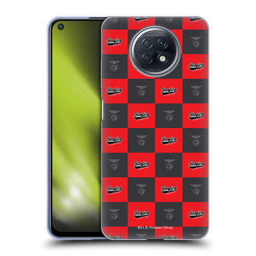 S.L. Benfica 2021/22 Crest Logo Pattern Soft Gel Case for Xiaomi Redmi Note 9T 5G