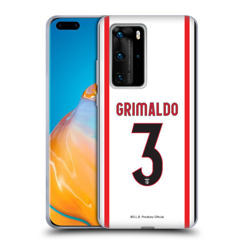 S.L. Benfica 2021/22 Players Away Kit Álex Grimaldo Soft Gel Case for Huawei P40 Pro / P40 Pro Plus 5G