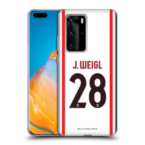 S.L. Benfica 2021/22 Players Away Kit Julian Weigl Soft Gel Case for Huawei P40 Pro / P40 Pro Plus 5G