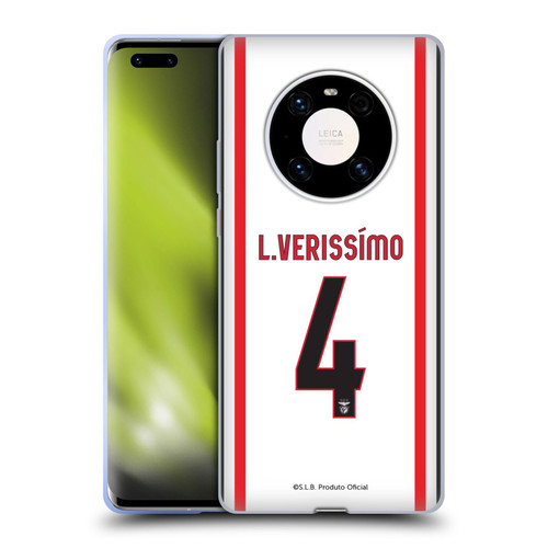 S.L. Benfica 2021/22 Players Away Kit Lucas Veríssimo Soft Gel Case for Huawei Mate 40 Pro 5G