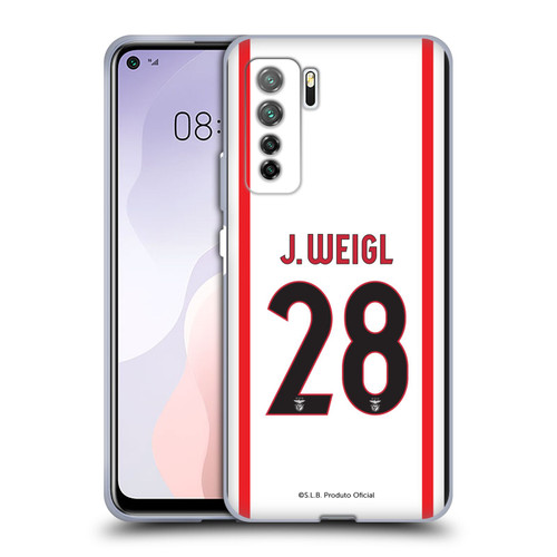 S.L. Benfica 2021/22 Players Away Kit Julian Weigl Soft Gel Case for Huawei Nova 7 SE/P40 Lite 5G