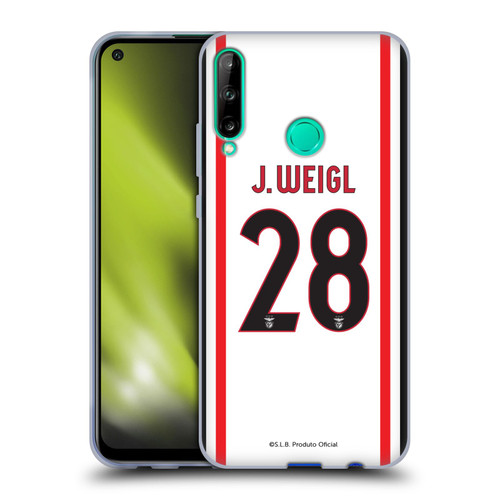 S.L. Benfica 2021/22 Players Away Kit Julian Weigl Soft Gel Case for Huawei P40 lite E