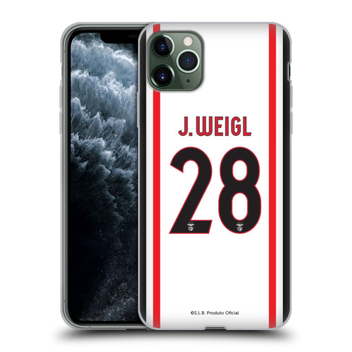 S.L. Benfica 2021/22 Players Away Kit Julian Weigl Soft Gel Case for Apple iPhone 11 Pro Max