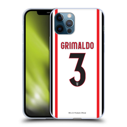 S.L. Benfica 2021/22 Players Away Kit Álex Grimaldo Soft Gel Case for Apple iPhone 12 / iPhone 12 Pro