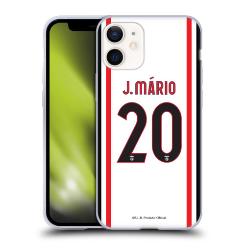 S.L. Benfica 2021/22 Players Away Kit João Mário Soft Gel Case for Apple iPhone 12 Mini