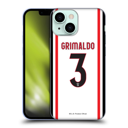 S.L. Benfica 2021/22 Players Away Kit Álex Grimaldo Soft Gel Case for Apple iPhone 13 Mini
