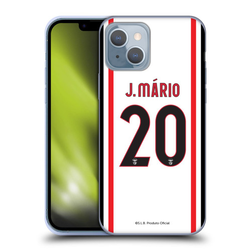 S.L. Benfica 2021/22 Players Away Kit João Mário Soft Gel Case for Apple iPhone 14