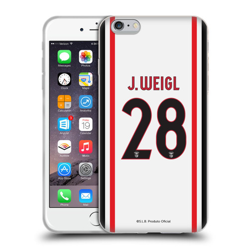 S.L. Benfica 2021/22 Players Away Kit Julian Weigl Soft Gel Case for Apple iPhone 6 Plus / iPhone 6s Plus