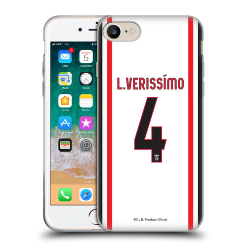 S.L. Benfica 2021/22 Players Away Kit Lucas Veríssimo Soft Gel Case for Apple iPhone 7 / 8 / SE 2020 & 2022
