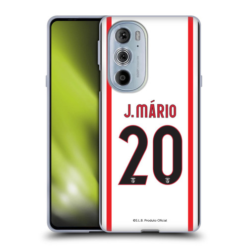 S.L. Benfica 2021/22 Players Away Kit João Mário Soft Gel Case for Motorola Edge X30