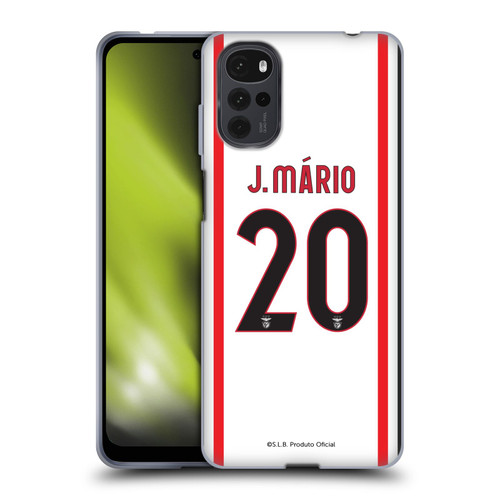 S.L. Benfica 2021/22 Players Away Kit João Mário Soft Gel Case for Motorola Moto G22