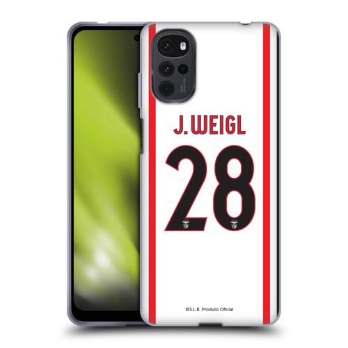 S.L. Benfica 2021/22 Players Away Kit Julian Weigl Soft Gel Case for Motorola Moto G22