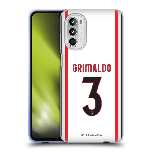 S.L. Benfica 2021/22 Players Away Kit Álex Grimaldo Soft Gel Case for Motorola Moto G52