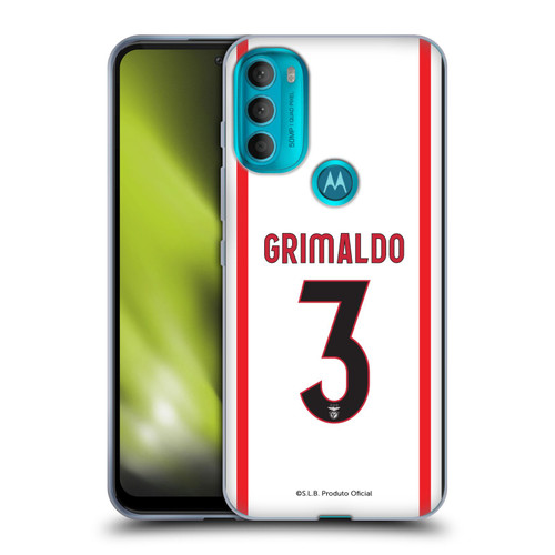 S.L. Benfica 2021/22 Players Away Kit Álex Grimaldo Soft Gel Case for Motorola Moto G71 5G