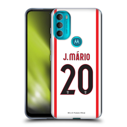 S.L. Benfica 2021/22 Players Away Kit João Mário Soft Gel Case for Motorola Moto G71 5G