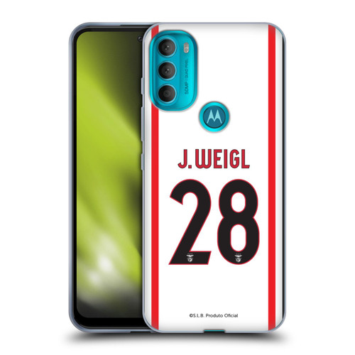 S.L. Benfica 2021/22 Players Away Kit Julian Weigl Soft Gel Case for Motorola Moto G71 5G