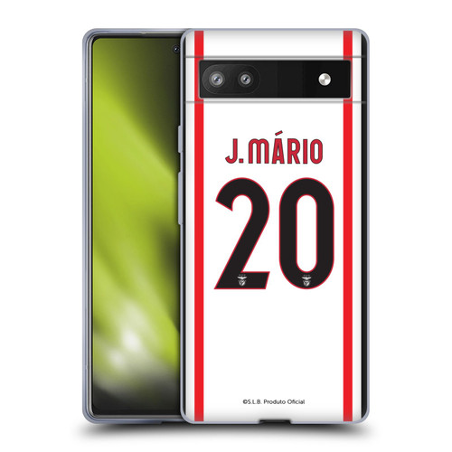 S.L. Benfica 2021/22 Players Away Kit João Mário Soft Gel Case for Google Pixel 6a