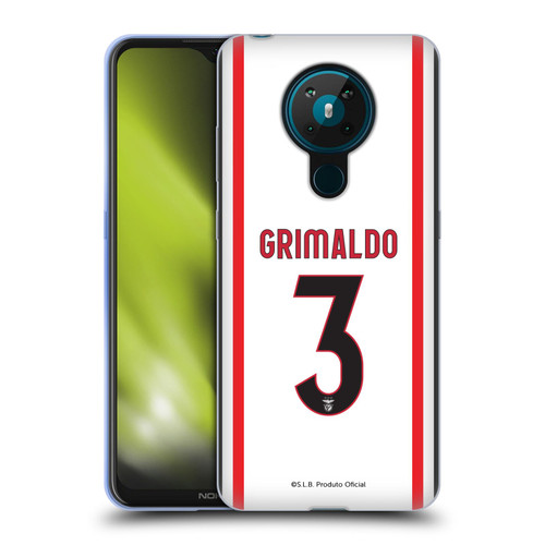 S.L. Benfica 2021/22 Players Away Kit Álex Grimaldo Soft Gel Case for Nokia 5.3