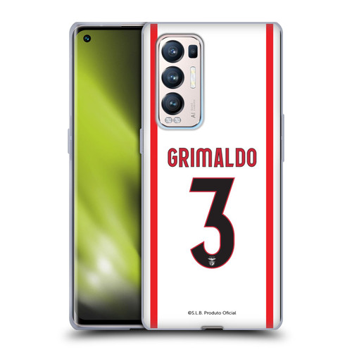 S.L. Benfica 2021/22 Players Away Kit Álex Grimaldo Soft Gel Case for OPPO Find X3 Neo / Reno5 Pro+ 5G
