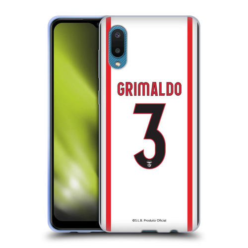 S.L. Benfica 2021/22 Players Away Kit Álex Grimaldo Soft Gel Case for Samsung Galaxy A02/M02 (2021)