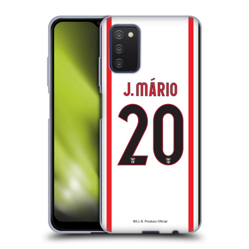 S.L. Benfica 2021/22 Players Away Kit João Mário Soft Gel Case for Samsung Galaxy A03s (2021)