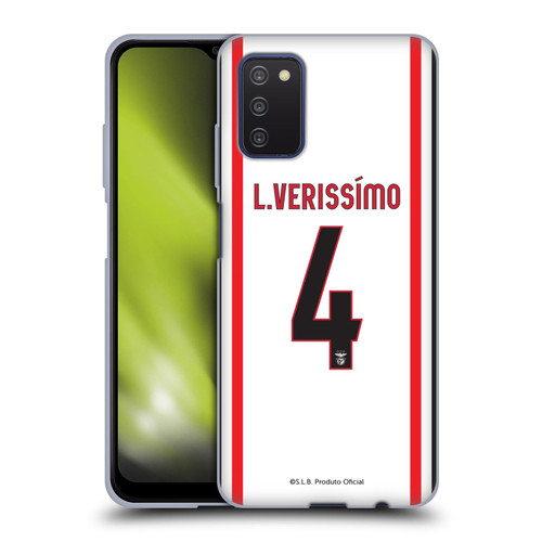 S.L. Benfica 2021/22 Players Away Kit Lucas Veríssimo Soft Gel Case for Samsung Galaxy A03s (2021)