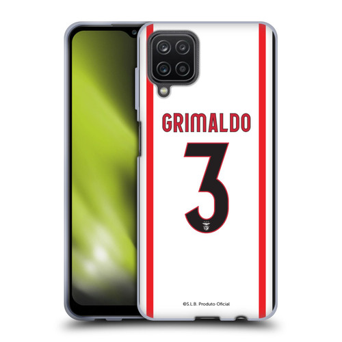 S.L. Benfica 2021/22 Players Away Kit Álex Grimaldo Soft Gel Case for Samsung Galaxy A12 (2020)