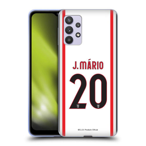 S.L. Benfica 2021/22 Players Away Kit João Mário Soft Gel Case for Samsung Galaxy A32 5G / M32 5G (2021)