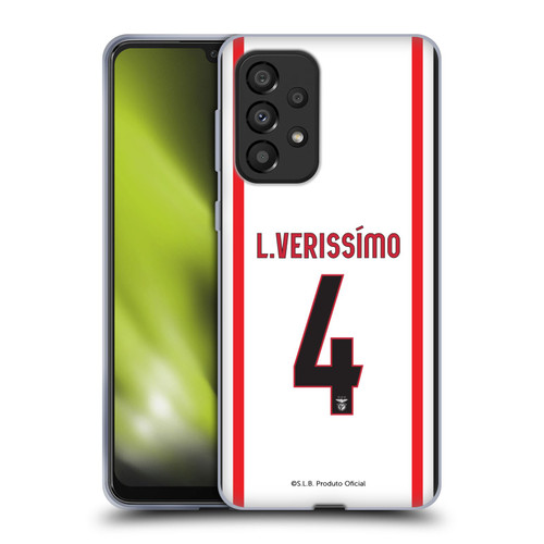 S.L. Benfica 2021/22 Players Away Kit Lucas Veríssimo Soft Gel Case for Samsung Galaxy A33 5G (2022)