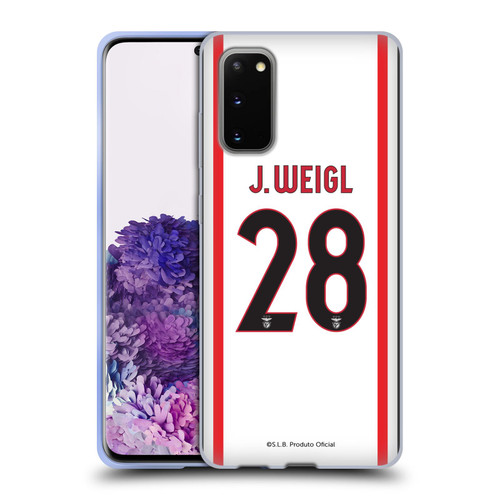 S.L. Benfica 2021/22 Players Away Kit Julian Weigl Soft Gel Case for Samsung Galaxy S20 / S20 5G