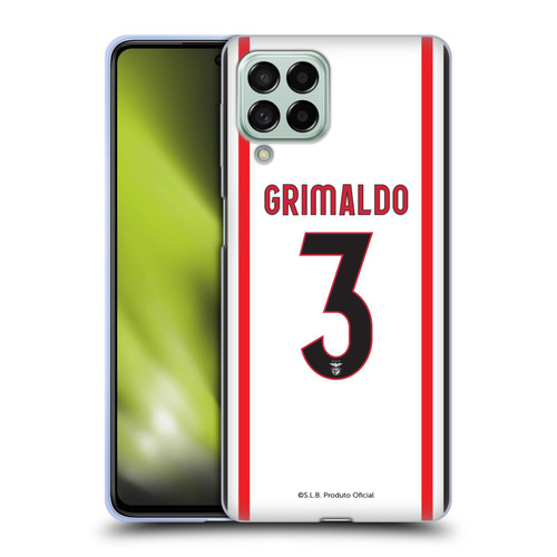 S.L. Benfica 2021/22 Players Away Kit Álex Grimaldo Soft Gel Case for Samsung Galaxy M53 (2022)