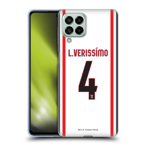 S.L. Benfica 2021/22 Players Away Kit Lucas Veríssimo Soft Gel Case for Samsung Galaxy M53 (2022)