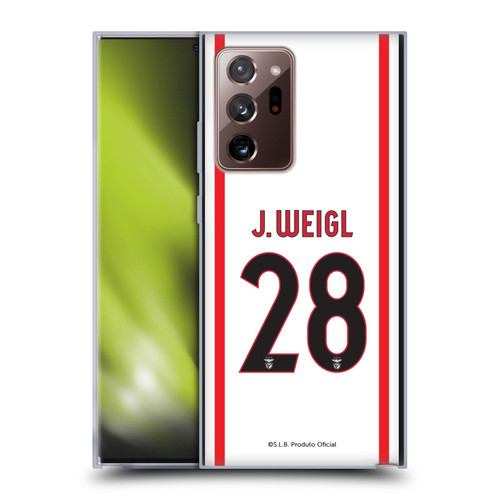 S.L. Benfica 2021/22 Players Away Kit Julian Weigl Soft Gel Case for Samsung Galaxy Note20 Ultra / 5G