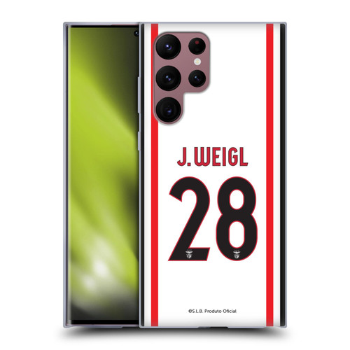 S.L. Benfica 2021/22 Players Away Kit Julian Weigl Soft Gel Case for Samsung Galaxy S22 Ultra 5G