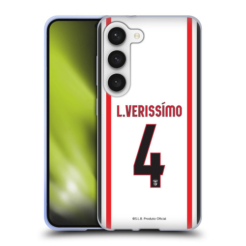S.L. Benfica 2021/22 Players Away Kit Lucas Veríssimo Soft Gel Case for Samsung Galaxy S23 5G