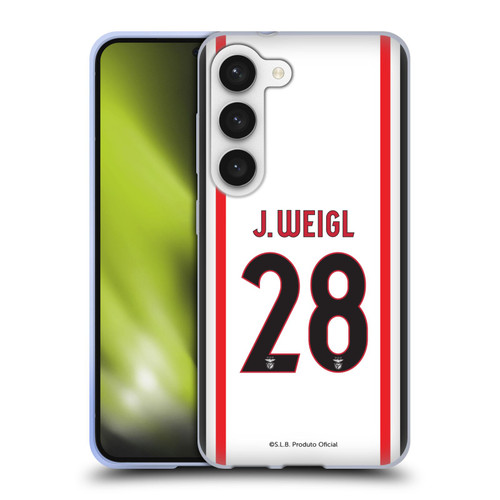 S.L. Benfica 2021/22 Players Away Kit Julian Weigl Soft Gel Case for Samsung Galaxy S23 5G