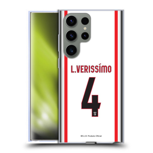 S.L. Benfica 2021/22 Players Away Kit Lucas Veríssimo Soft Gel Case for Samsung Galaxy S23 Ultra 5G