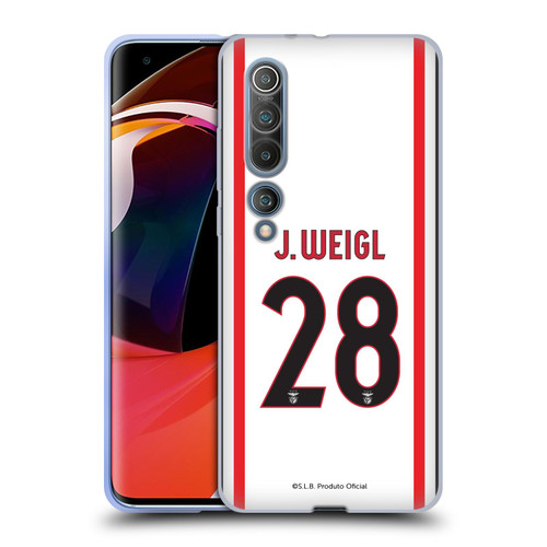 S.L. Benfica 2021/22 Players Away Kit Julian Weigl Soft Gel Case for Xiaomi Mi 10 5G / Mi 10 Pro 5G