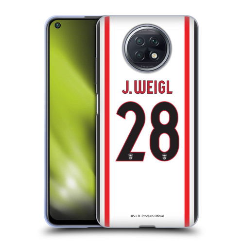 S.L. Benfica 2021/22 Players Away Kit Julian Weigl Soft Gel Case for Xiaomi Redmi Note 9T 5G