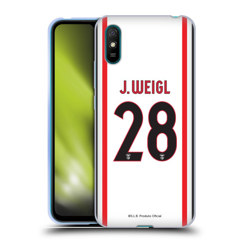 S.L. Benfica 2021/22 Players Away Kit Julian Weigl Soft Gel Case for Xiaomi Redmi 9A / Redmi 9AT