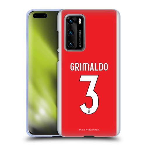 S.L. Benfica 2021/22 Players Home Kit Álex Grimaldo Soft Gel Case for Huawei P40 5G