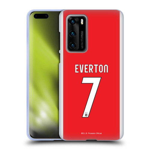 S.L. Benfica 2021/22 Players Home Kit Everton Soares Soft Gel Case for Huawei P40 5G