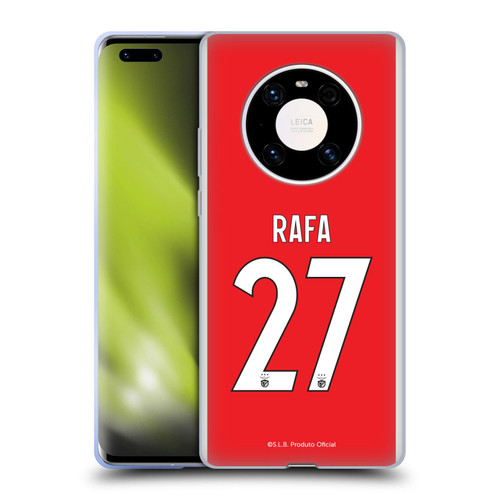 S.L. Benfica 2021/22 Players Home Kit Rafa Silva Soft Gel Case for Huawei Mate 40 Pro 5G